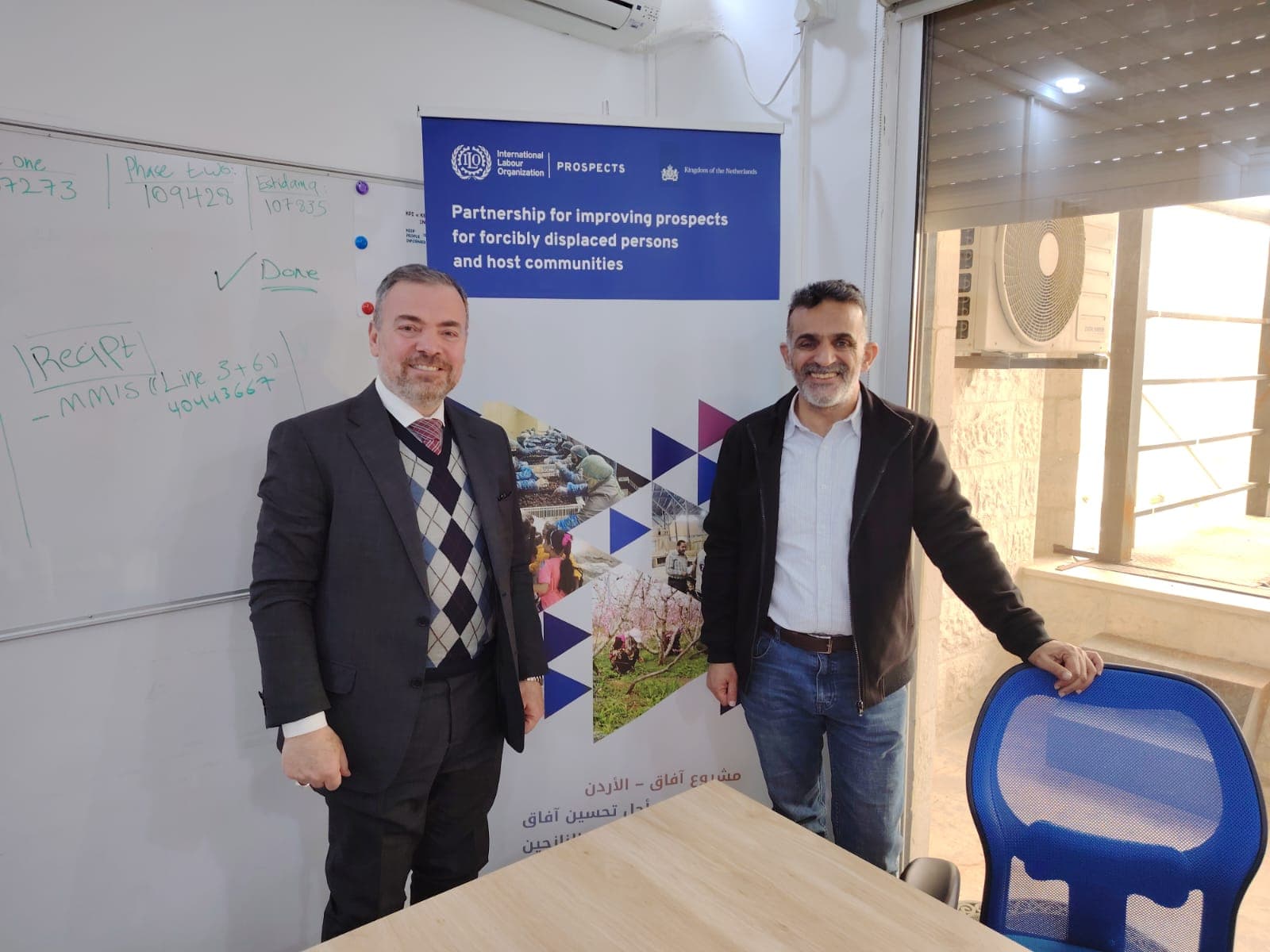 سيبا تبحث مع منظمة العمل الدولية دعم المشاريع الصغيرة والمتوسطة للسوريين في الأردن