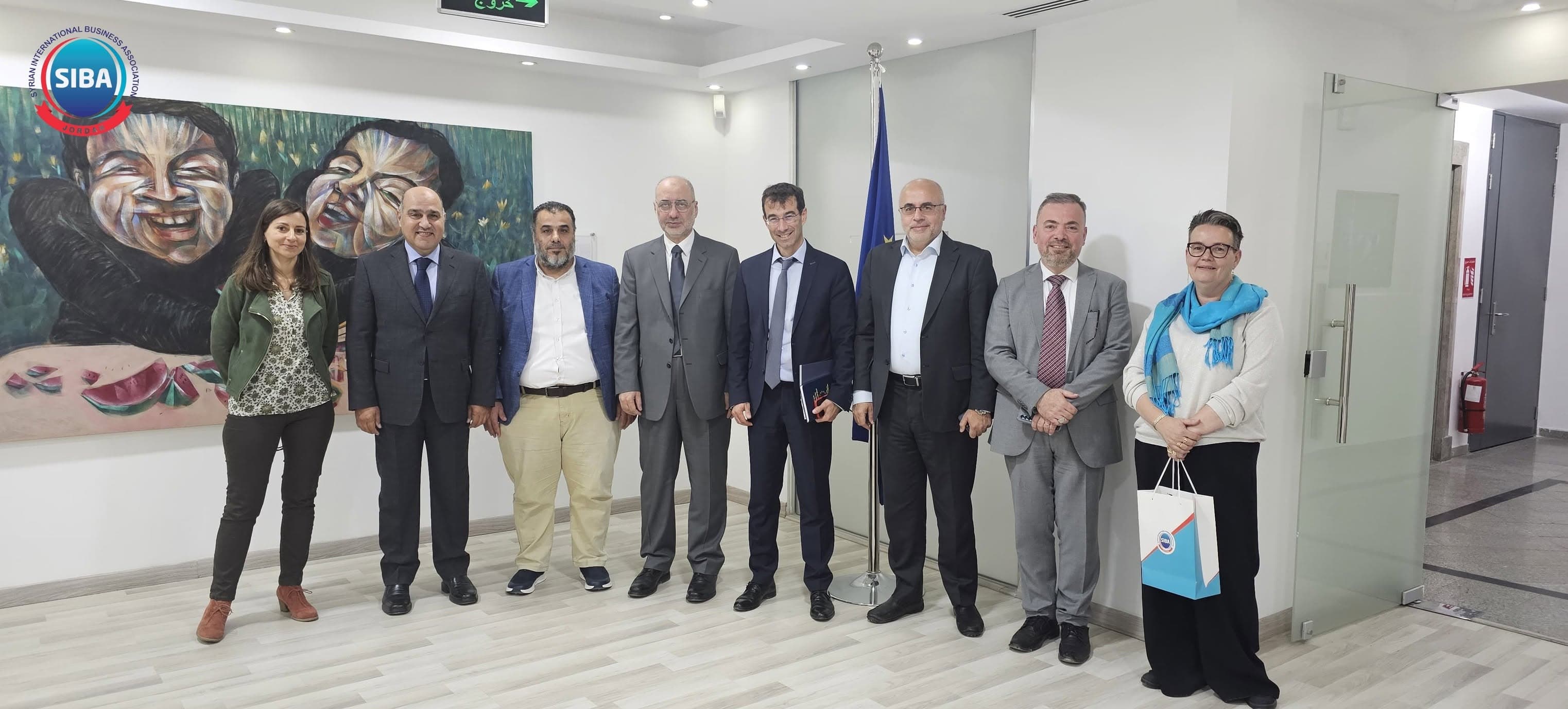 سيبا تبحث مع سفير الاتحاد الأوروبي تحديات المستثمرين السوريين وفرص التعاون